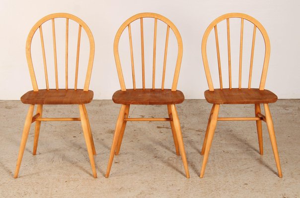 Ercol Furniture Ercol 1960s Chairs Set Of Mid Century Ercol Hoop
