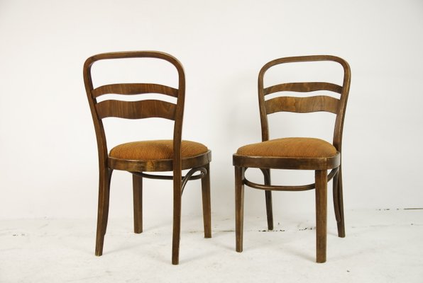 Vintage Art Deco Style Walnut Veneer Chairs Set Of 2 For At Pamono Vintage Art Deco Style Walnut Veneer Chairs Set Of 2