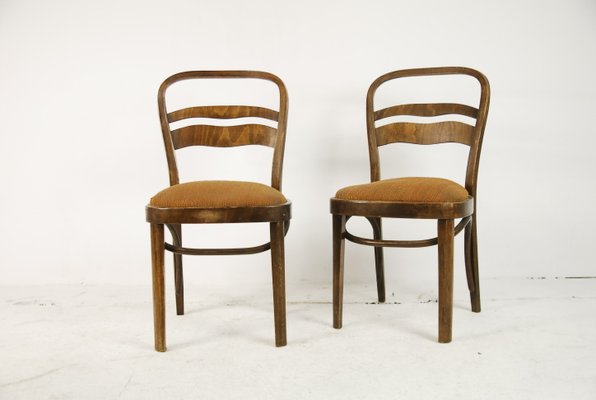 Vintage Art Deco Style Walnut Veneer Chairs Set Of 2 For At Pamono Vintage Art Deco Style Walnut Veneer Chairs Set Of 2 1