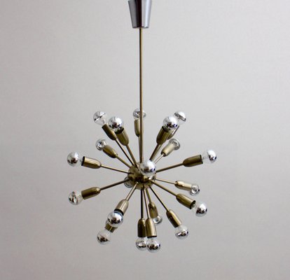 Sputnik Chandelier 1960s For At Pamono Sputnik Chandelier 1960s For At, Sputnik Light Fixture