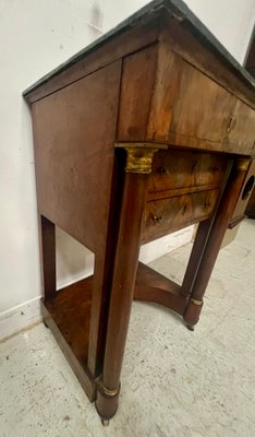 Empire Lady's Dressing Table in Mahogany and Veneer, 1800s