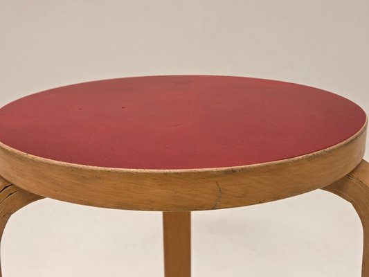 Vintage 60 Stool by Alvar Aalto for Artek, 1950s for sale at Pamono