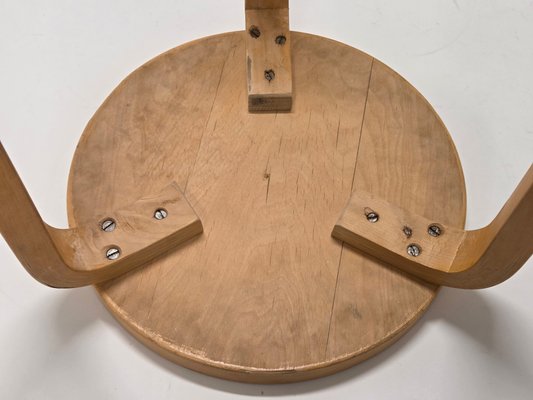 Vintage 60 Stool by Alvar Aalto for Artek, 1950s for sale at Pamono