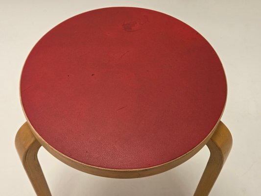 50年代stool60 Alvar Aalto ヴィンテージスツール Vintage 60 Stool by Alvar Aalto for Artek, 1950s for sale at Pamono