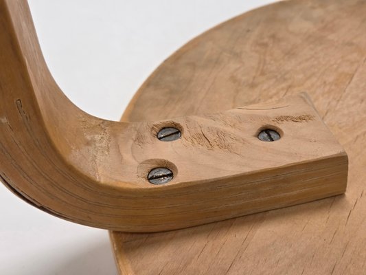 Vintage 60 Stool by Alvar Aalto for Artek, 1950s for sale at Pamono