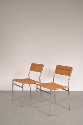 Minimalist Dining Chairs By Martin Visser For T Spectrum 1960s Set Of 2