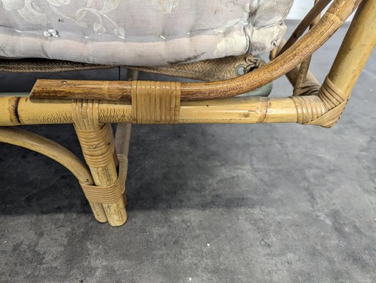 Tagesbett aus Bambus und Rattan bei Pamono kaufen
