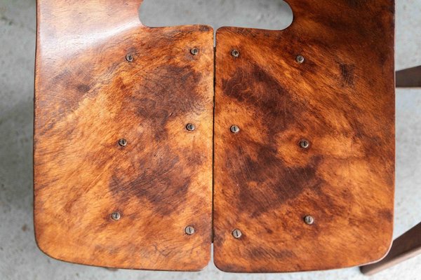 Tonneau Dining Chairs by Pierre Guariche, Set of 6 for sale at Pamono