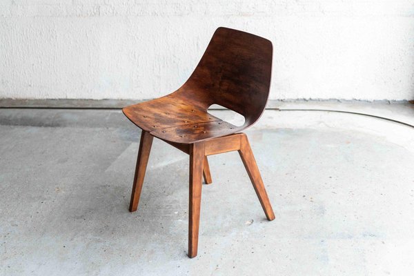 Tonneau Dining Chairs by Pierre Guariche, Set of 6 for sale at Pamono