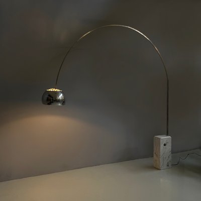 Italian Modern Floor Lamp Arco by Achille and Pier Giacomo