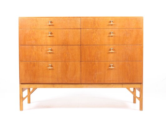 Danish Oak Chest Of Drawers By Borge Mogensen For Fdb 1950s For