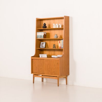 Vintage Oak Bookcase by Johannes Sorth for Nexo, 1960s for sale at