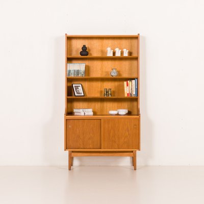 Vintage Oak Bookcase by Johannes Sorth for Nexo, 1960s for sale at