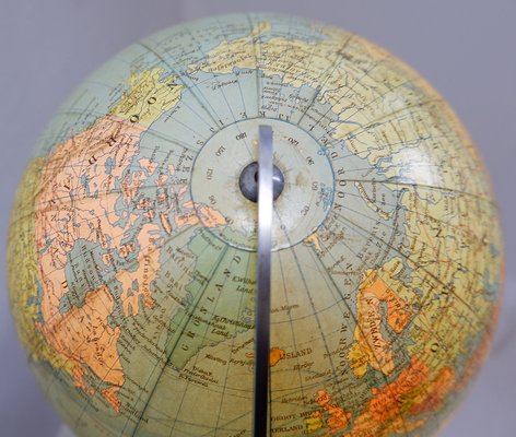 Vintage Illuminated Glass Globe, 1960s for sale at Pamono