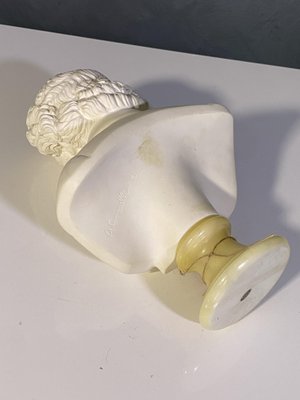 Marble Dust Bust of Beethoven by A. Giannelli, 1960s for sale at