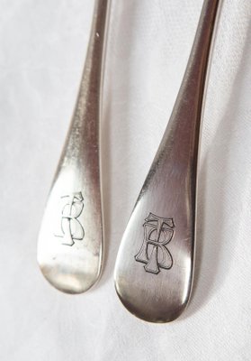 Antique Table Cutlery for Twelve People from Christofle, 1800s