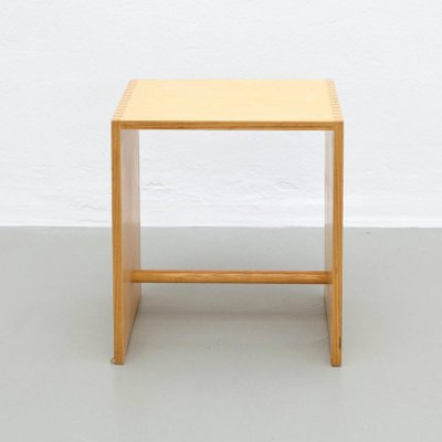 Ulm School Stool by Max Bill for Zanotta, 1950s for sale at
