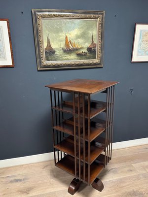 Antique Revolving Bookcase, 1890s for sale at Pamono