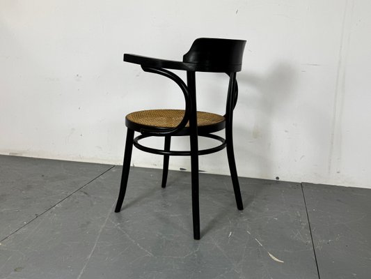 Bentwood chair ① Bentwood Mod 233 Black Desk Chair with Rattan Seat from Thonet
