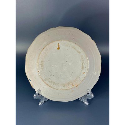 Antique Chinese Style Faience Plate from Nevers, France, 1790s for