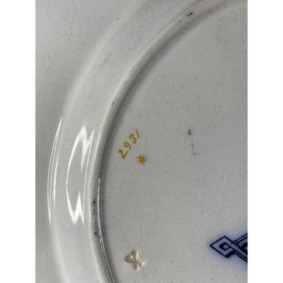 Antique Pearl Napier Dinner Plates from Wedgwood, 1850s, Set of 2