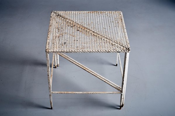 Mathieu Matégot triangular table マシューマテゴ Triangular Side Tables attributed to Mathieu Matégot, France