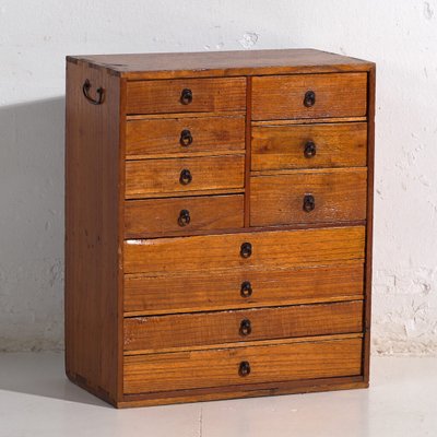 Antique Japanese Edo Tansu Ko-Dansu Chest for sale at Pamono