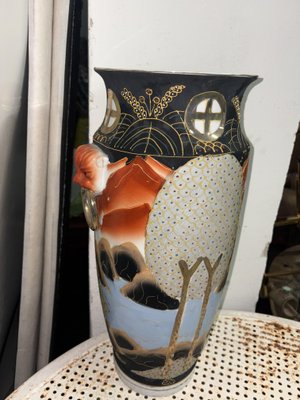 Antique Japanese Vase, 1890s for sale at Pamono