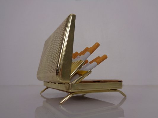 mid century cigarette dispenser Mid-Century Modern Cigarette Dispenser Case from WMF, Germany, 1960s for  sale at Pamono