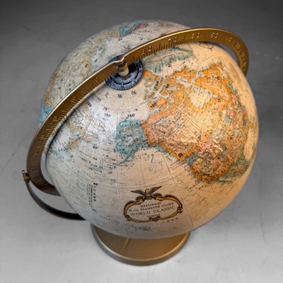 Vintage Japanese World Classic Relief Globe from Replogle, 1980s
