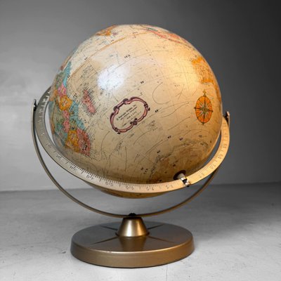 Vintage Japanese World Classic Relief Globe from Replogle, 1980s