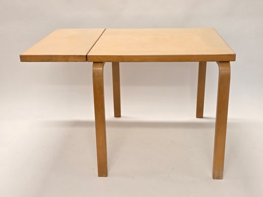 Vintage Drop-Leaf Table by Alvar Aalto for Artek, 1950s for sale
