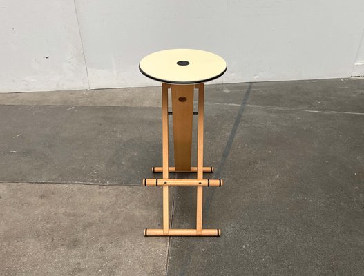 Postmodern Italian Folding Stool Chair from Enolinea, 1980s for