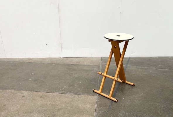 Postmodern Italian Folding Stool Chair from Enolinea, 1980s for