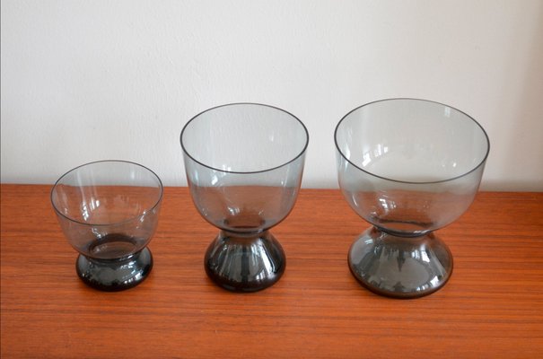 Spindle Vases by Wilhelm Wagenfeld for WMF, 1960s, Set of 3 for