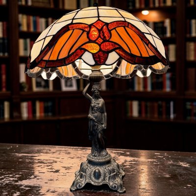 Tiffany Style Lamp from Honsel Leuchten, 1930 for sale at Pamono