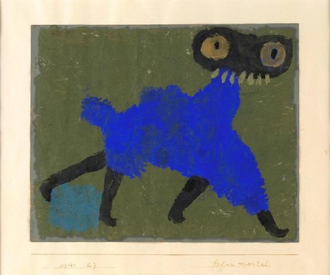 Paul Klee, Blue Coat, Archival Pigment Print, Framed for sale at