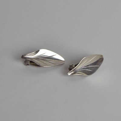 Orecchini a forma di bacio in argento sterling