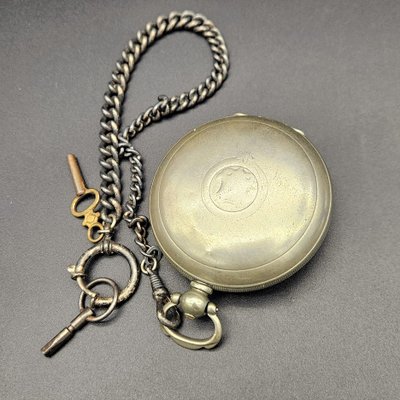 Orologio Da Tasca Classico In Rame Con Movimento Al Quarzo E Catena - WPK169 - 2