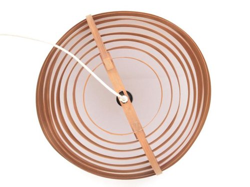 Mid-Century Modern Pendant Lamp in Oregon Pine from Hans-Agne