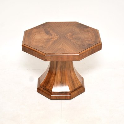 Art Deco Walnut Side Table