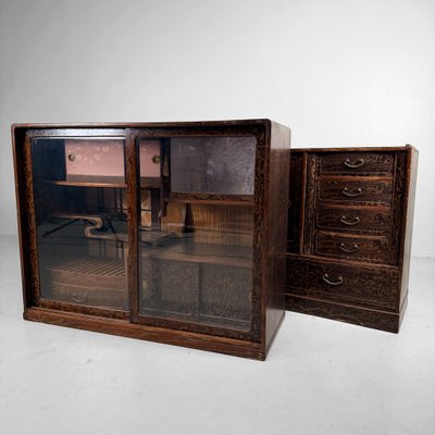Vintage Japanese Chadansu Tea Cabinet, 1920s for sale at Pamono