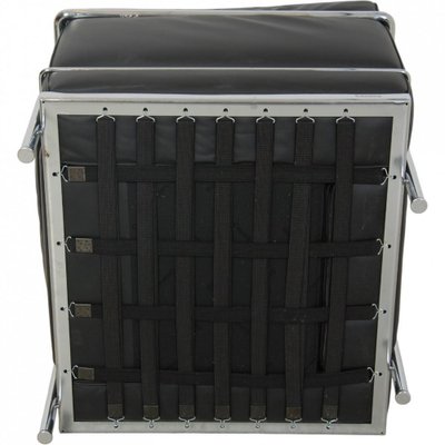 Vintage LC2 Chair in Black Leather by Le Corbusier, 2000s for sale