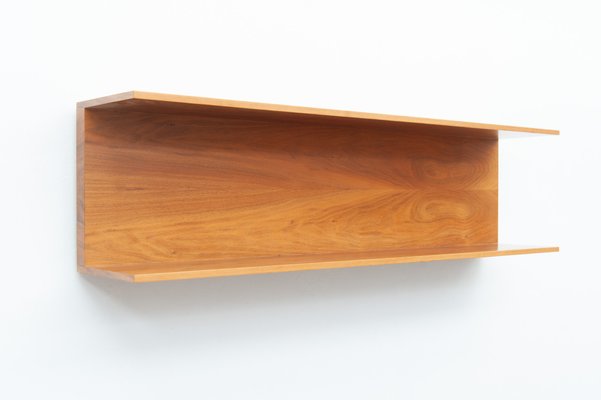 Wall Shelf in Walnut by Walter Wirz for Wilhelm Renz, 1960s for
