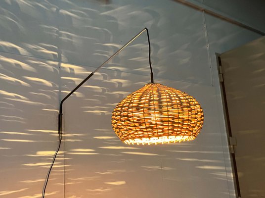 Mid-Century Modern Danish Extendable Cantilever Wall Lamp with