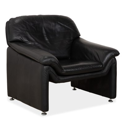 Atlanta Armchair in Black Leather from Lauuser for sale at Pamono