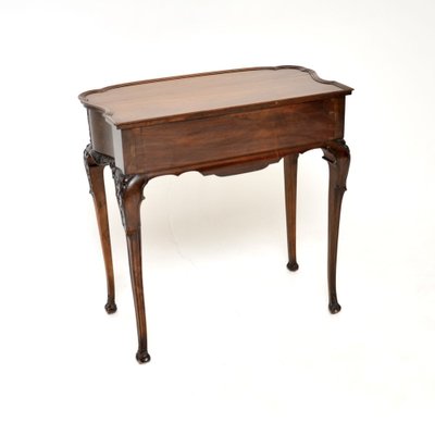 Antique Victorian Carved Walnut Console Table, 1860s for sale at