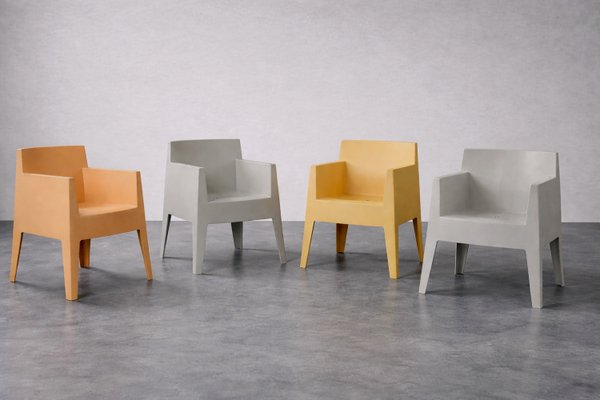 Mid-Century Modern Italian Atlantide Toy Plastic Chairs by