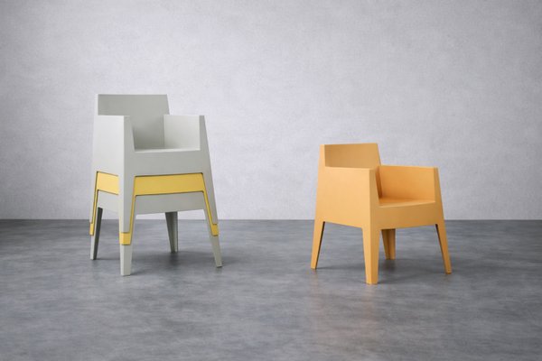 Mid-Century Modern Italian Atlantide Toy Plastic Chairs by