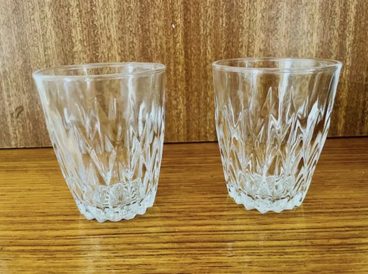 verre de table ancien ciselé 11.8cm | Marne Antic
